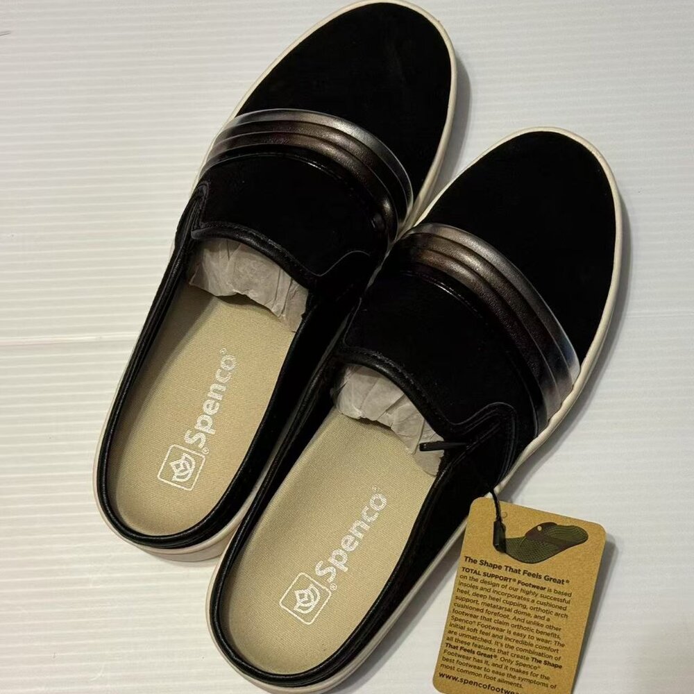 Spenco Women's St. Barts Slide Mule Black 8.5D